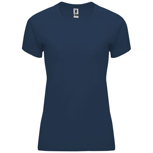 T-shirt sport publicitaire Femme 135gr Bahrain ROLY Bleu marine
